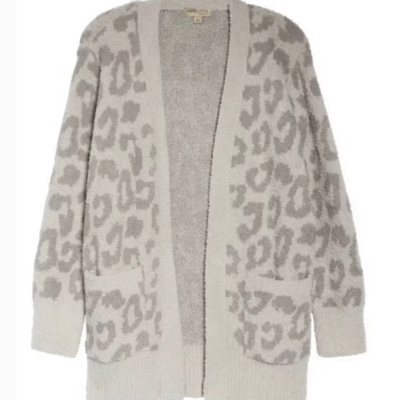 🎉HP🎉New Barefoot Dreams Leopard Cozy Chic
Cardigan Linen/Warm Grey XL🤍 - Picture 2 of 10